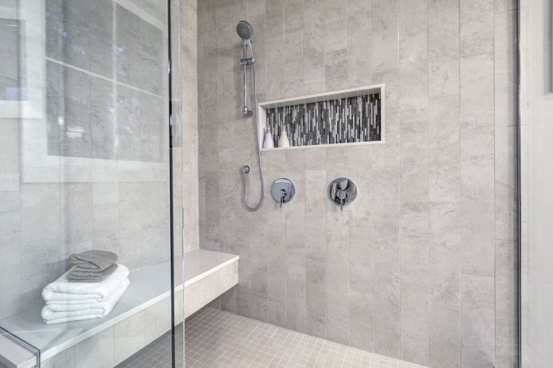 Compact Shower with Storage